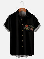 Tall Men's Hot Rod Rockabilly Short Sleeve Shirt Eleven Oasis