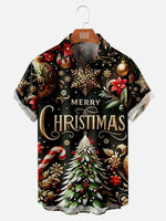 Men's Christmas Surrounding Short Sleeve Shirt Eleven Oasis