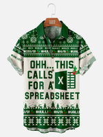 Men's Microsoft Office Funny Short Sleeve Shirt ElevenOasis