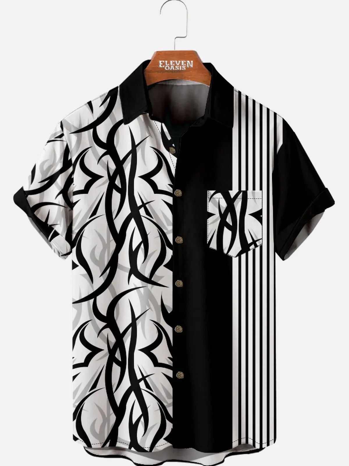 Men's Tribal Blaze Short Sleeve Shirt Eleven Oasis