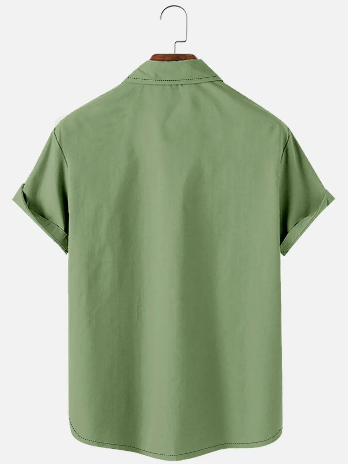 Men's Tribal Pinstripe Bowling Short Sleeve Shirt Eleven Oasis