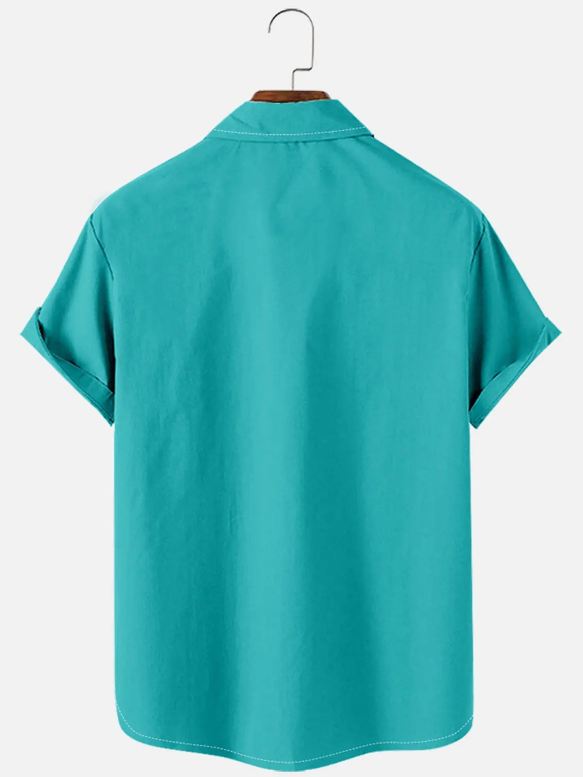 Men's Tiki Cat Totem Bowling Short Sleeve Shirt Eleven Oasis
