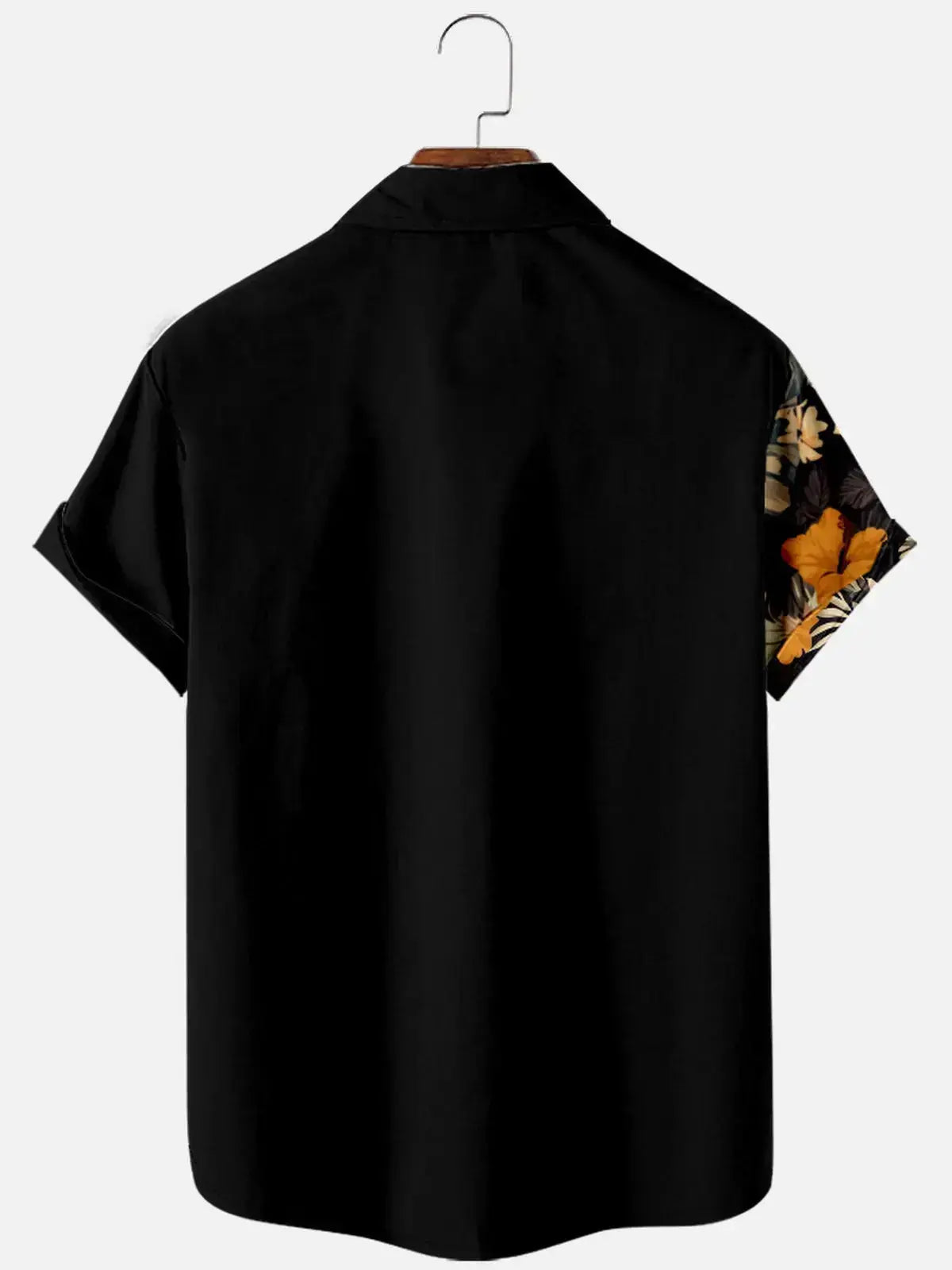 Men's Hawaii Retro Tropical Flora Short Sleeve Shirt ElevenOasis