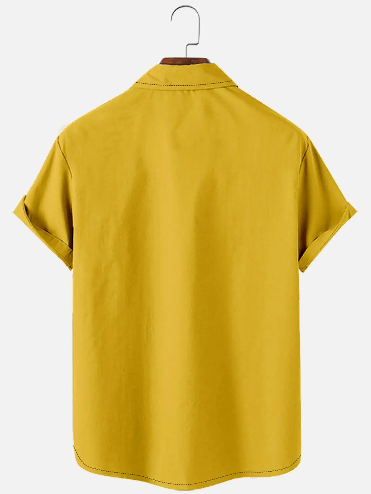 Men's Hot Rod Pinstripe Bowling Short Sleeve Shirt Eleven Oasis