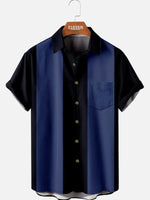 Men's Basic 50s Style Bowling Shirt ElevenOasis