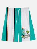 Men's Atomic Age Cocktail Vacation Shorts Eleven Oasis