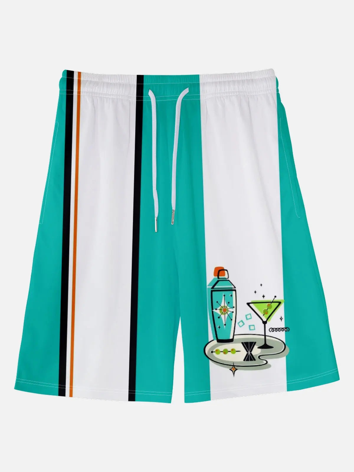 Men's Atomic Age Cocktail Vacation Shorts Eleven Oasis