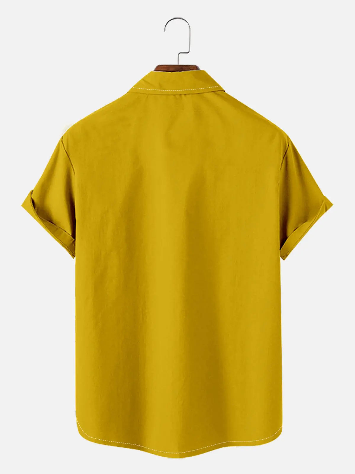 Men's Mid-Century Modern Abstract Bowling Short Sleeve Shirt ElevenOasis