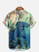 Men's Massive Hammerhead Shark Short Sleeve Shirt Eleven Oasis