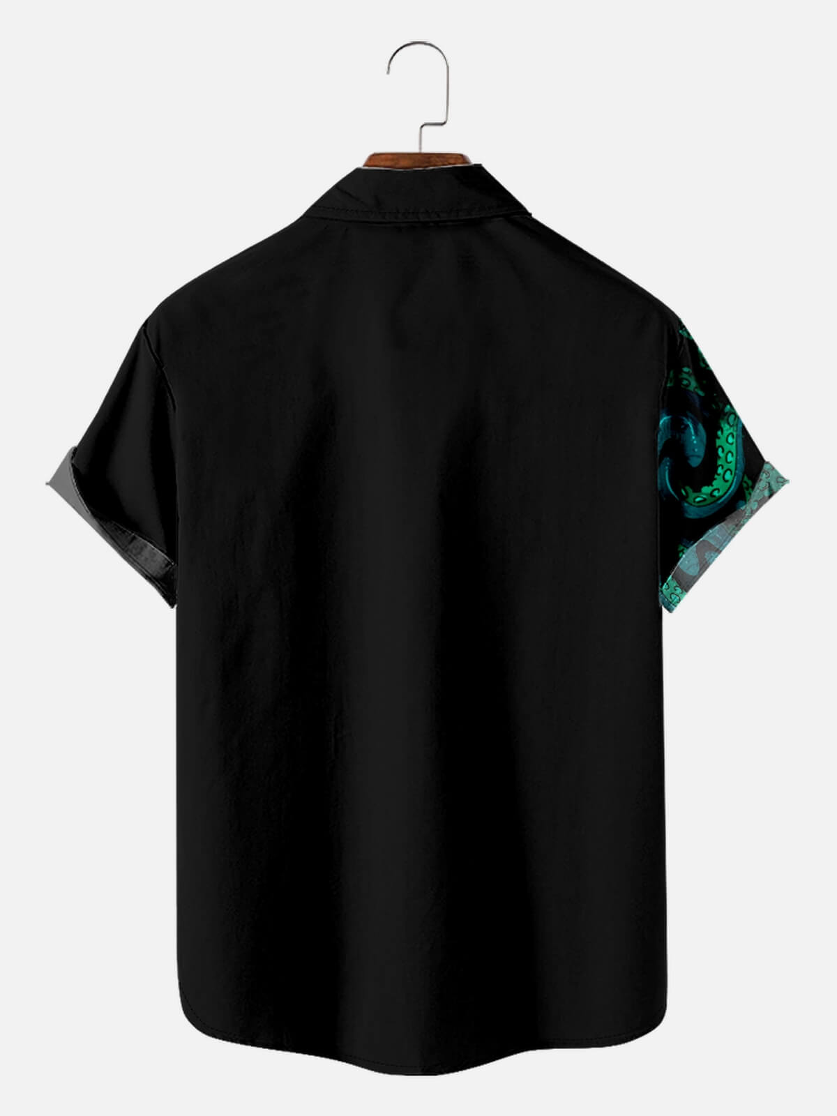 Men's Midnight Kraken Stripe Bowling Shirt Eleven Oasis