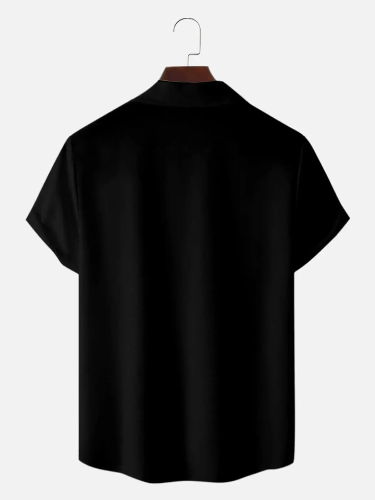 Men's Classic Customizable Bowling Style Short Sleeve Shirt ElevenOasis