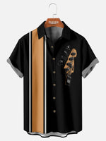 Men's Bass Guitar Short Sleeve Shirt ElevenOasis