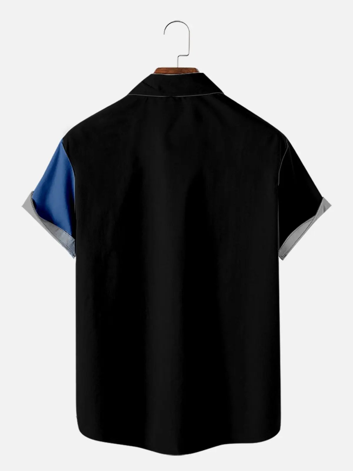 Tall Men's Gradient Palm Tree Hawaiian Short Sleeve Shirt ElevenOasis