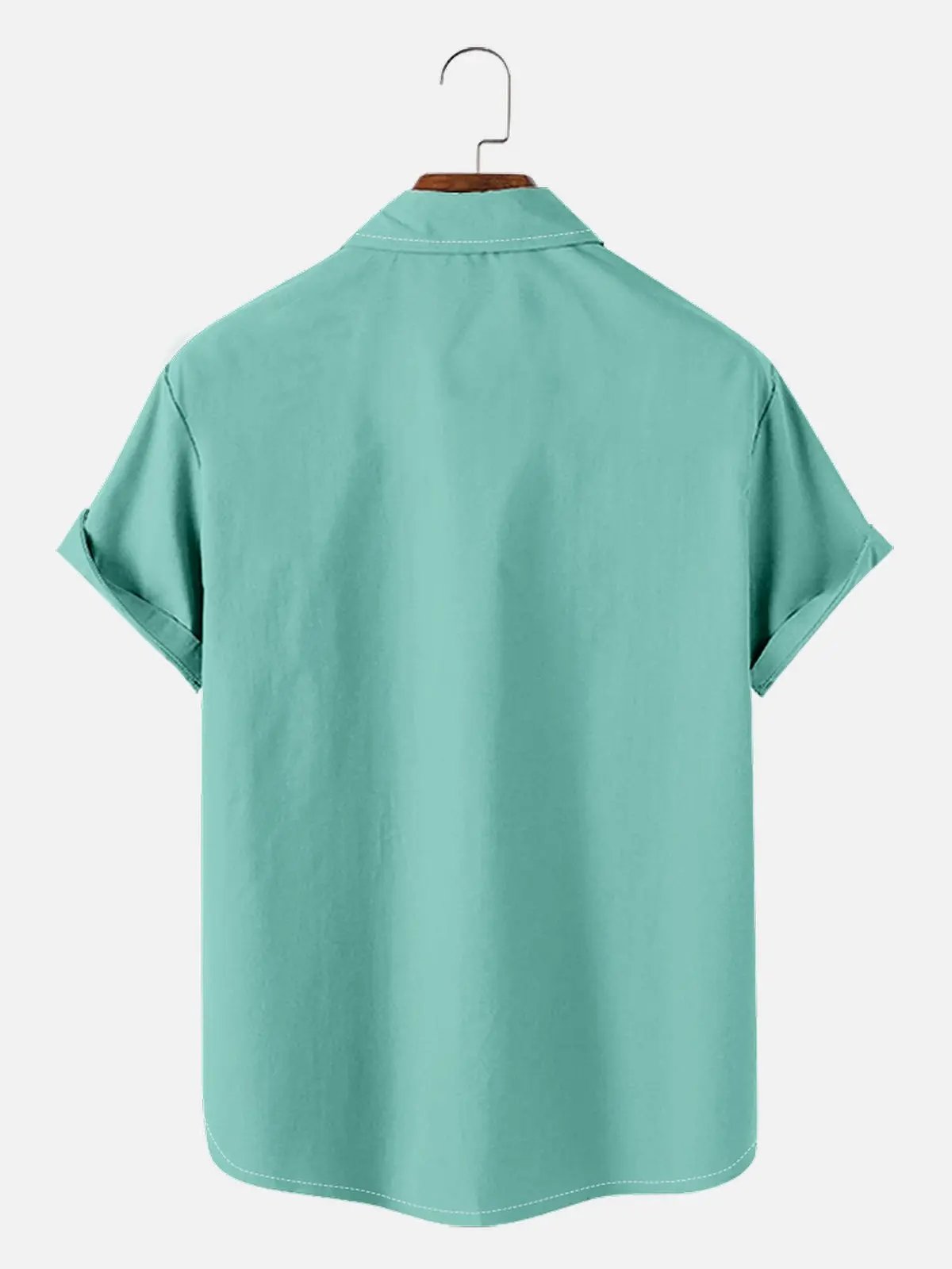 Men's Cat-Like Bowling Pins Short Sleeve Shirt ElevenOasis