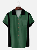 Men's Classic Bowling League Short Sleeve Shirt Eleven Oasis