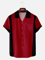 Men's Classic Bowling League Short Sleeve Shirt ElevenOasis