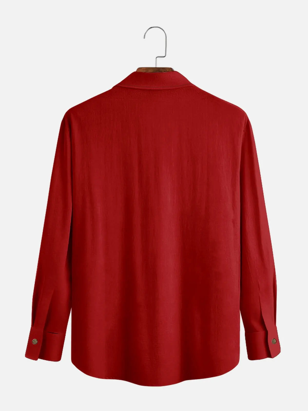 Men's Merry Christmas Palm Tree Long Sleeve Shirt Eleven Oasis