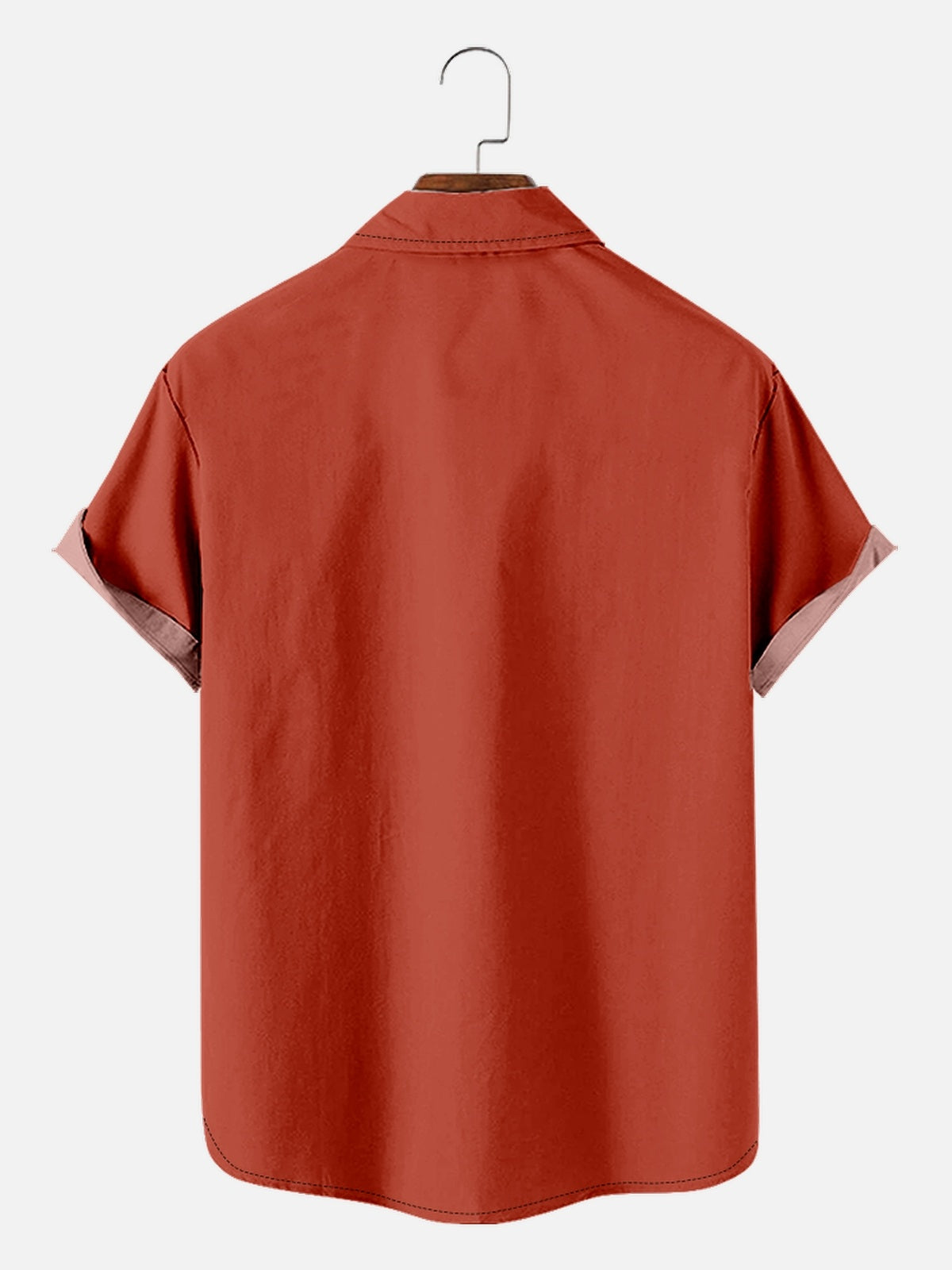Men's Striped Everyday with Toucan in a Cocktail Glass Short Sleeve Casual Shirt ElevenOasis