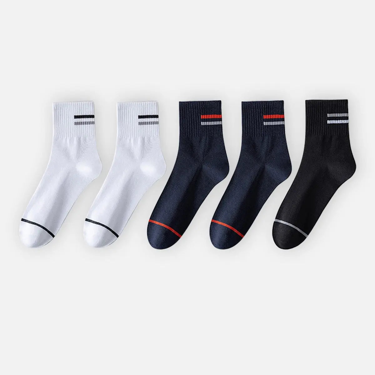 Men's All-Season Crew Socks 5-Pack Eleven Oasis