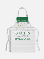 Excel Spreadsheet Kitchen Apron Eleven Oasis