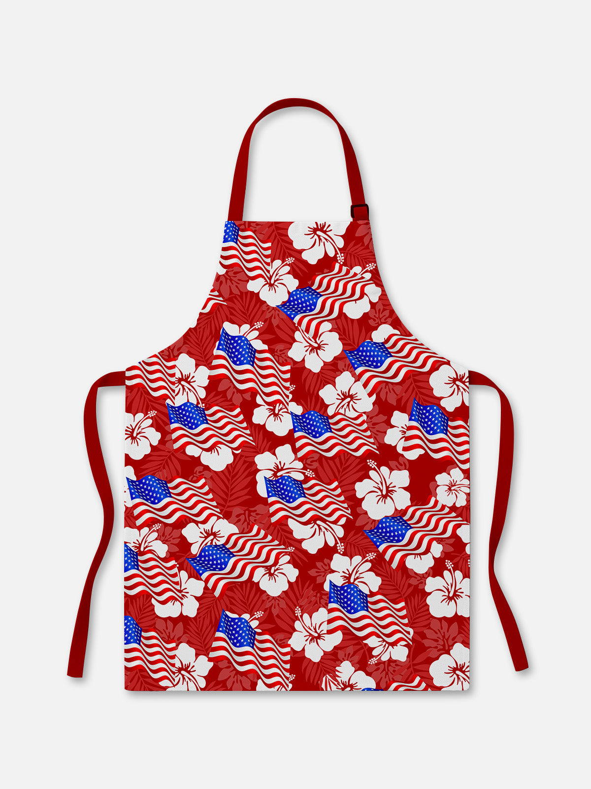 Stars & Hibiscus Kitchen Apron Eleven Oasis