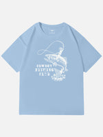 Cowboy Fishing Club Graphic Cotton T-Shirt Eleven Oasis