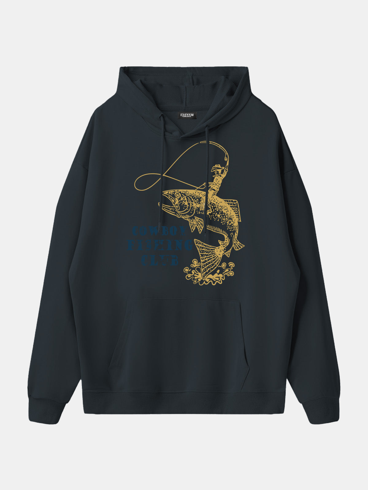 Cowboy Fishing Club Graphic Hoodie Eleven Oasis