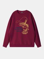 Cowboy Fishing Club Graphic Sweatshirt Eleven Oasis