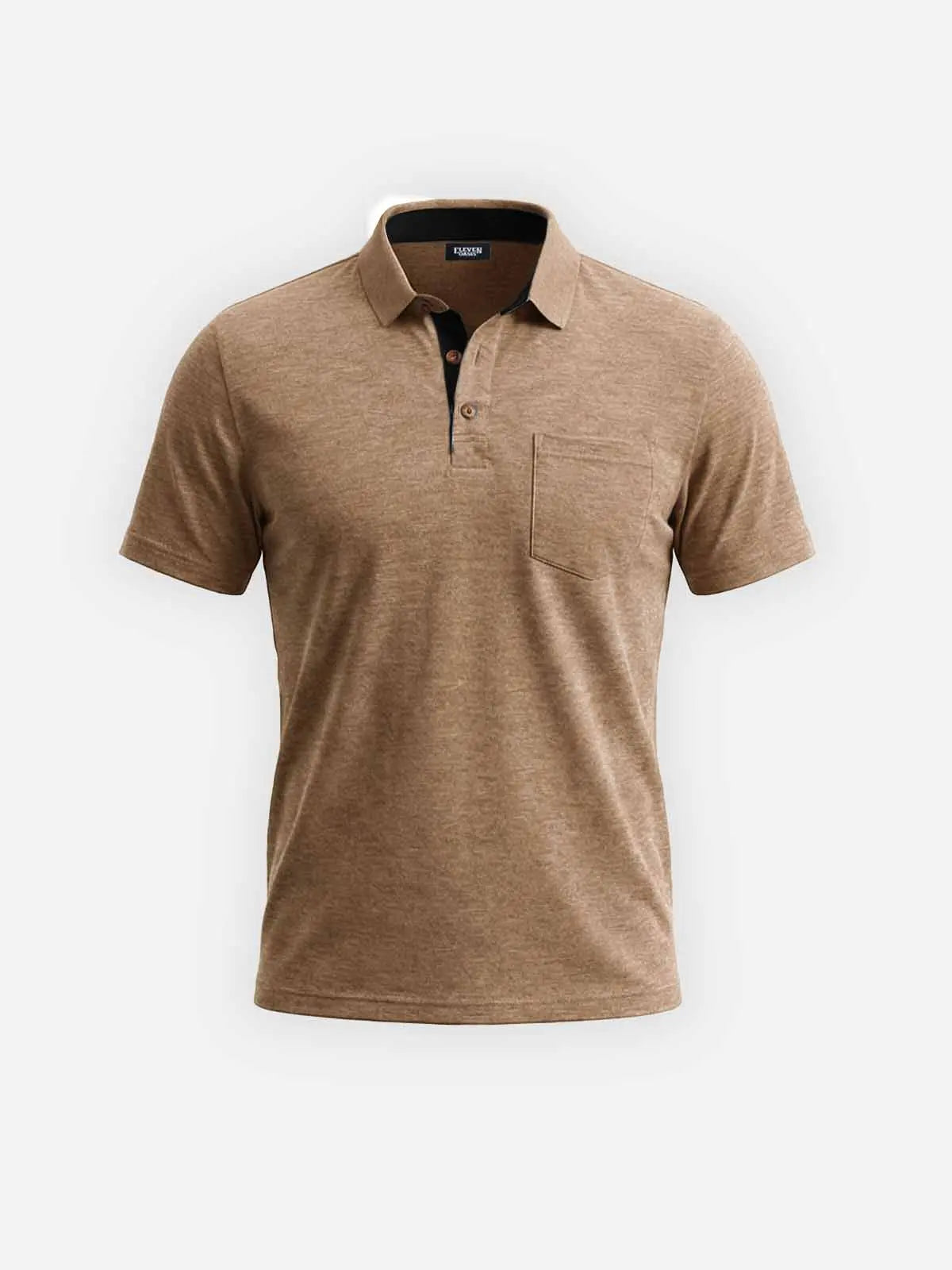 Men's Classic Pocket Polo Short Sleeve Shirt ElevenOasis