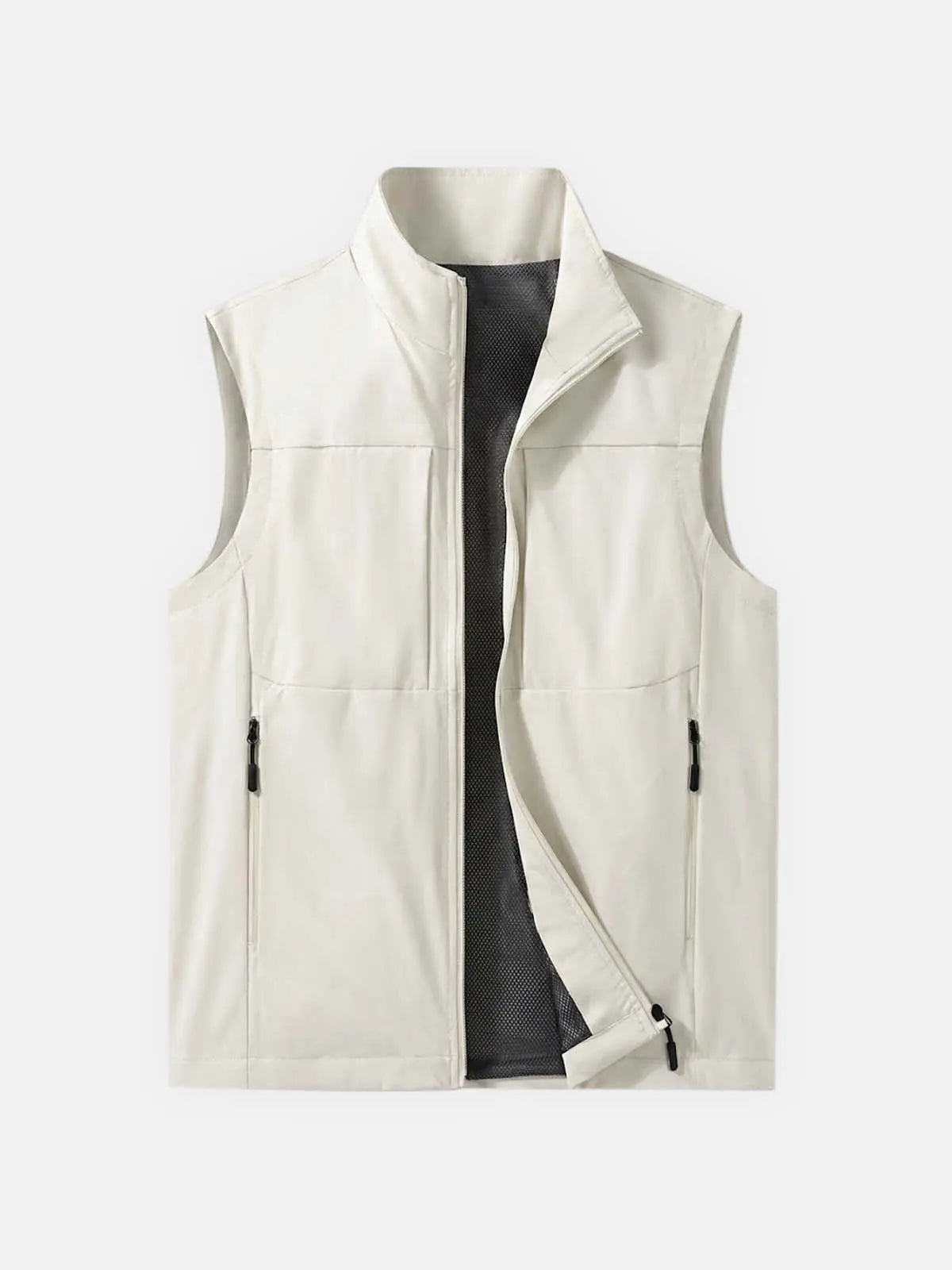 Men's Straight Side Pockets Outdoor Utility Vest ElevenOasis