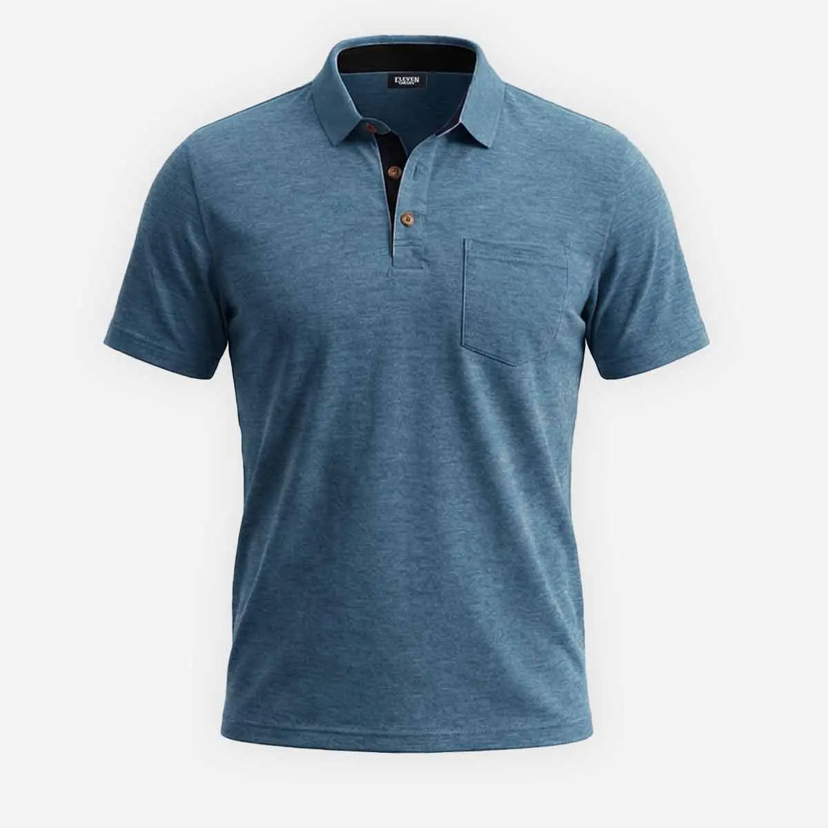Men's Classic Pocket Polo Short Sleeve Shirt ElevenOasis