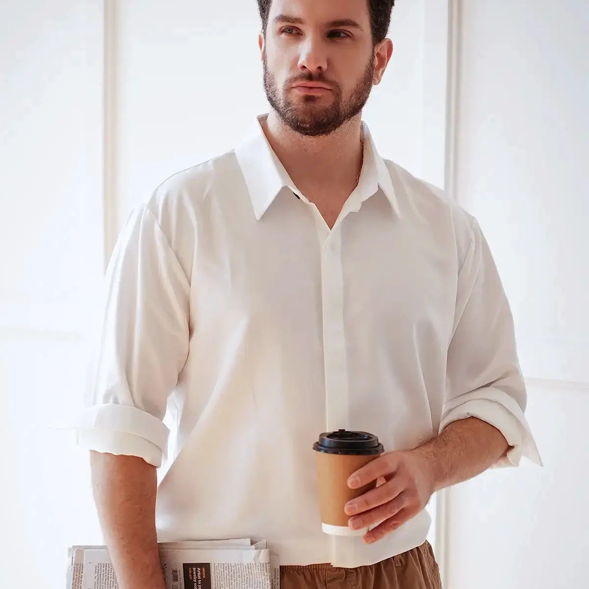 Men's Classic Everyday Long Sleeve Shirt ElevenOasis