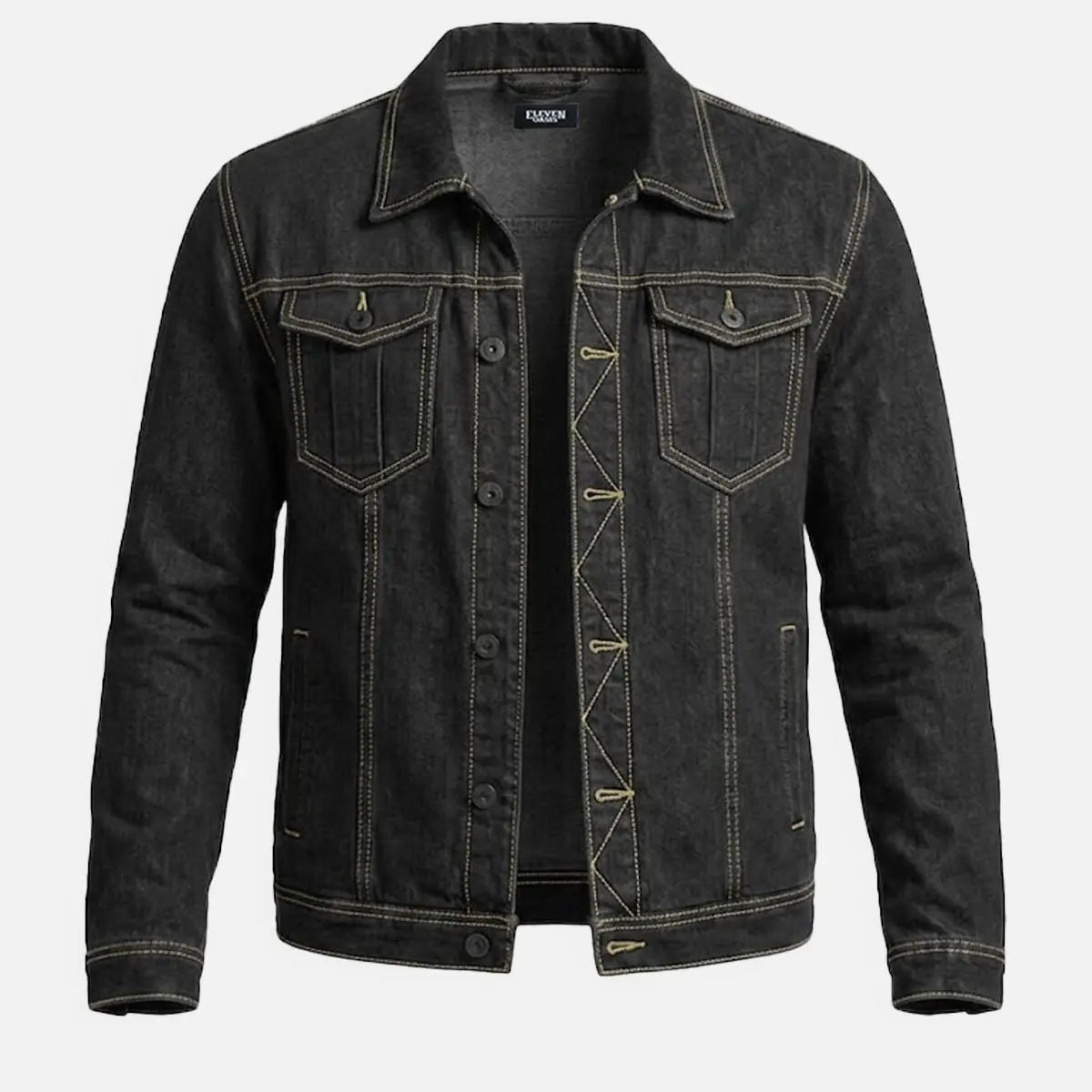 Men's Classic Slim Fit Denim Jacket ElevenOasis