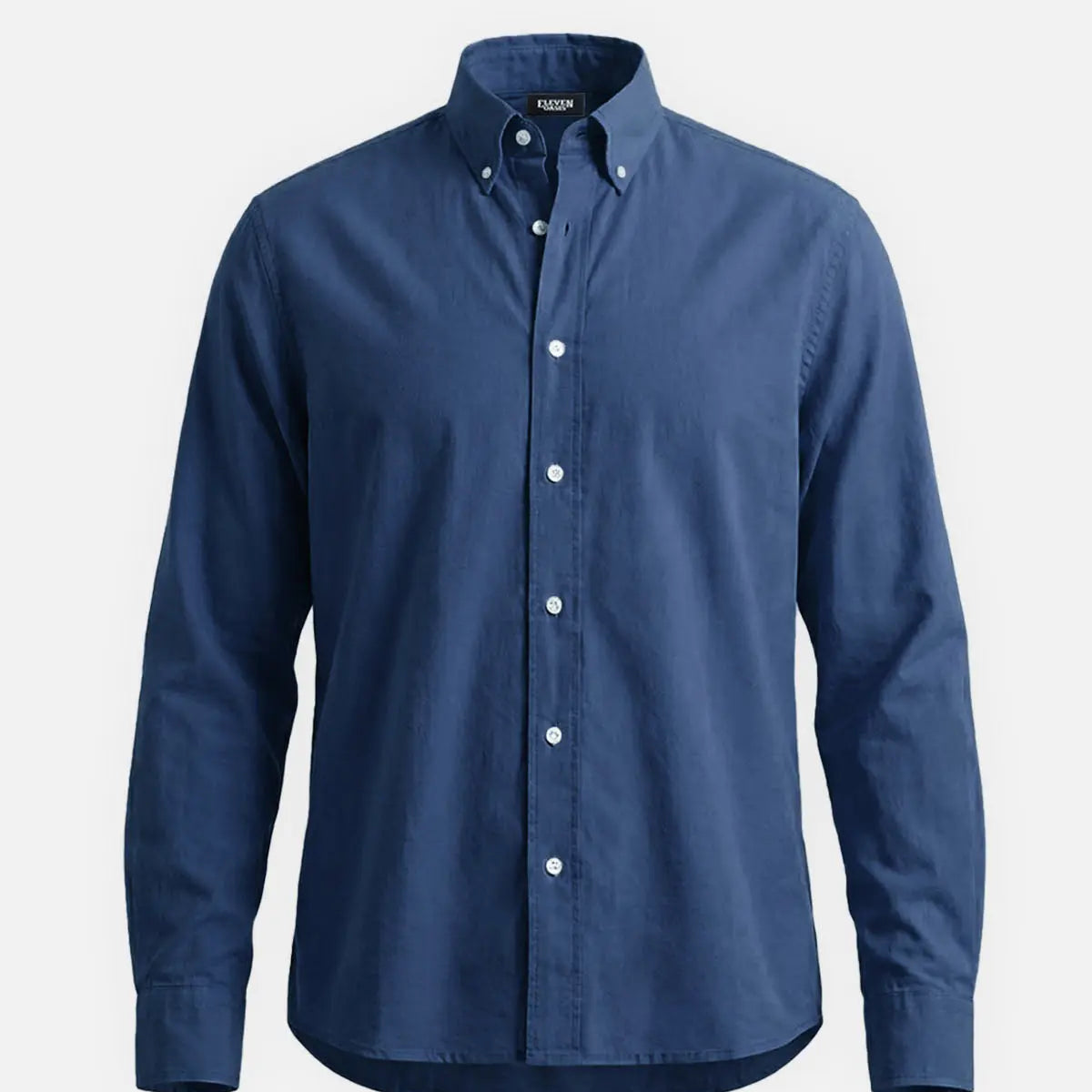 Men's Classic Cotton Button Down Long Sleeve Shirt ElevenOasis