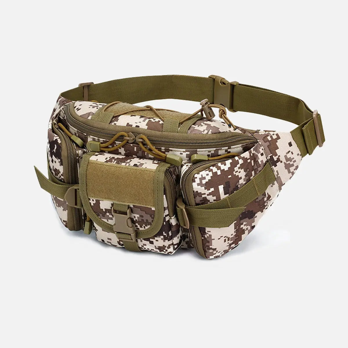 Multi-Pocket Tactical Waist Bag ElevenOasis