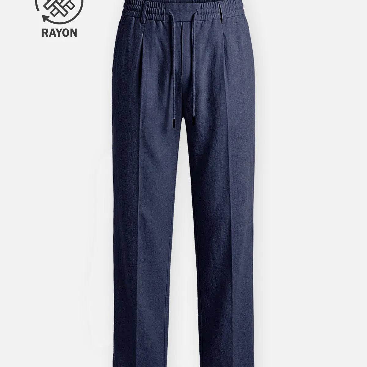 Tall Men's Relaxed Rayon Blend Straight Leg Pants Eleven Oasis