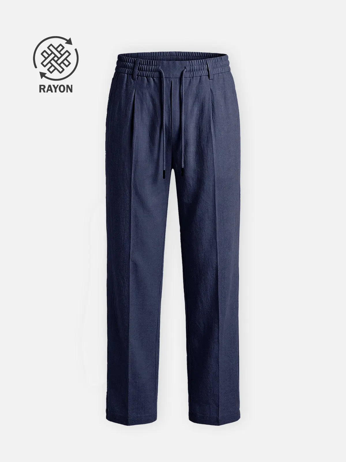 Tall Men's Relaxed Rayon Blend Straight Leg Pants Eleven Oasis