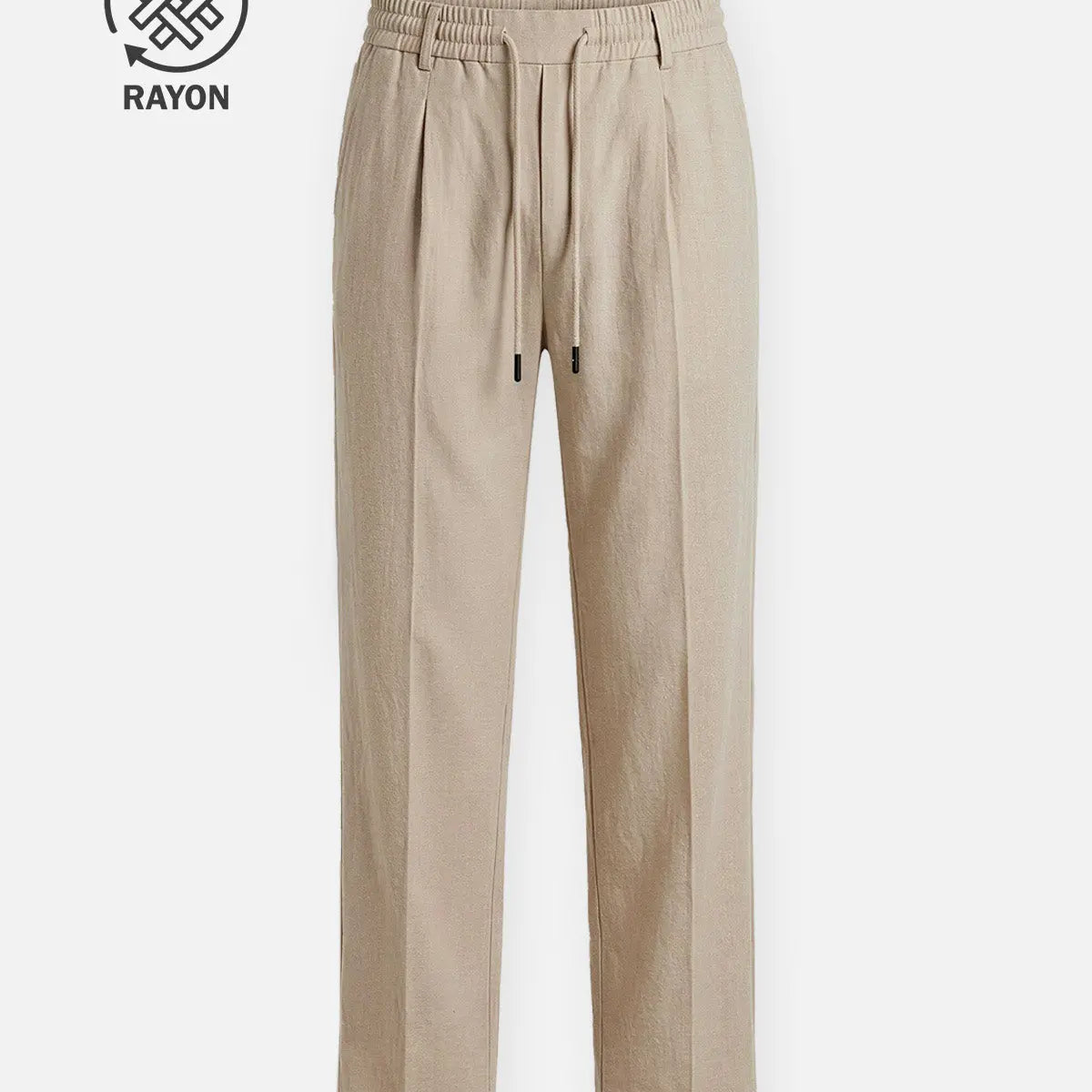 Tall Men's Relaxed Rayon Blend Straight Leg Pants Eleven Oasis