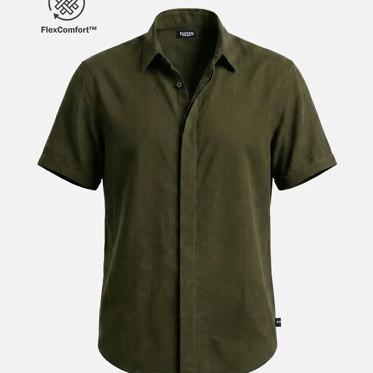 Men's FlexComfort™ Classic Short Sleeve Shirt ElevenOasis