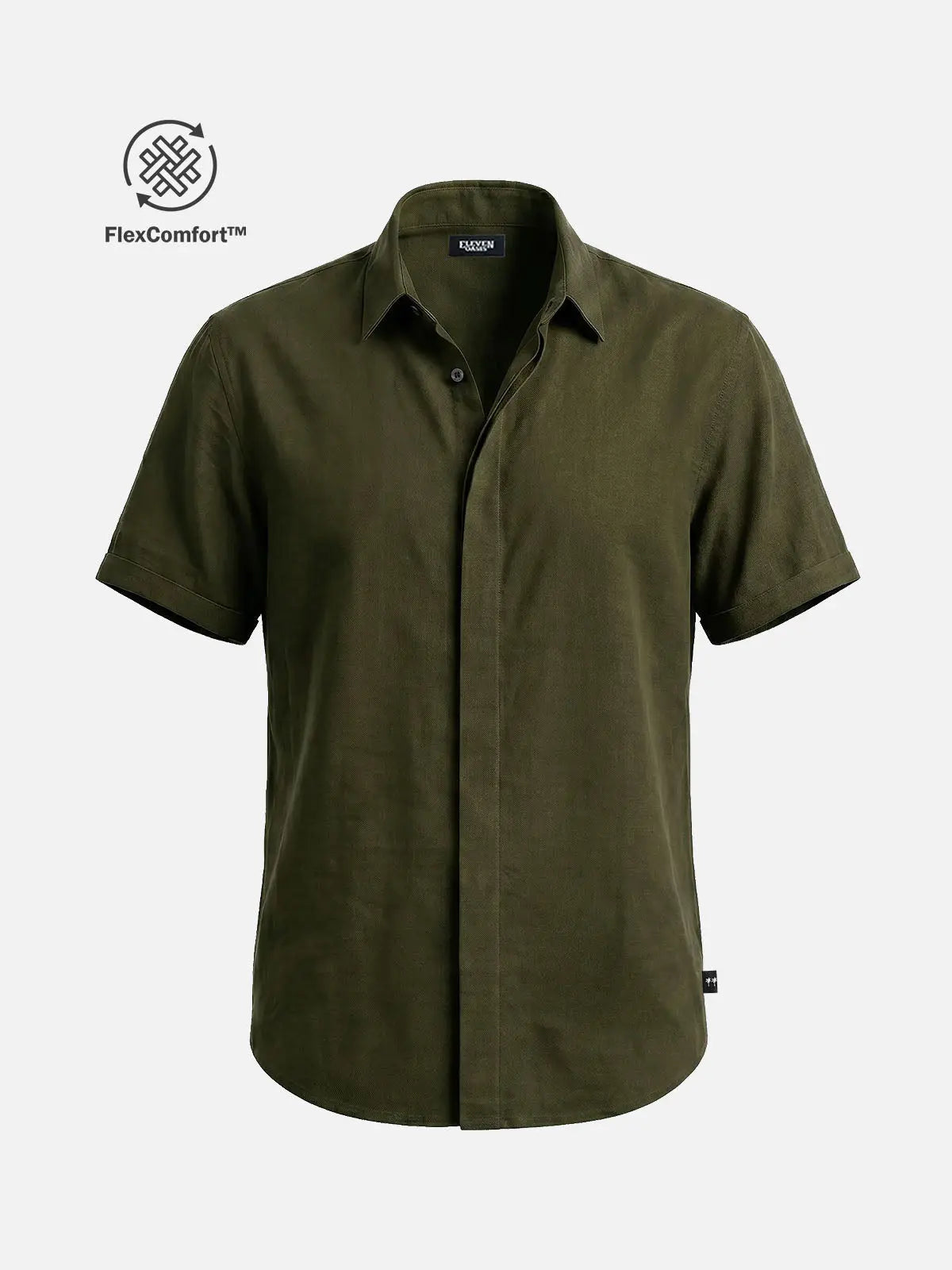 Men's FlexComfort™ Classic Short Sleeve Shirt ElevenOasis