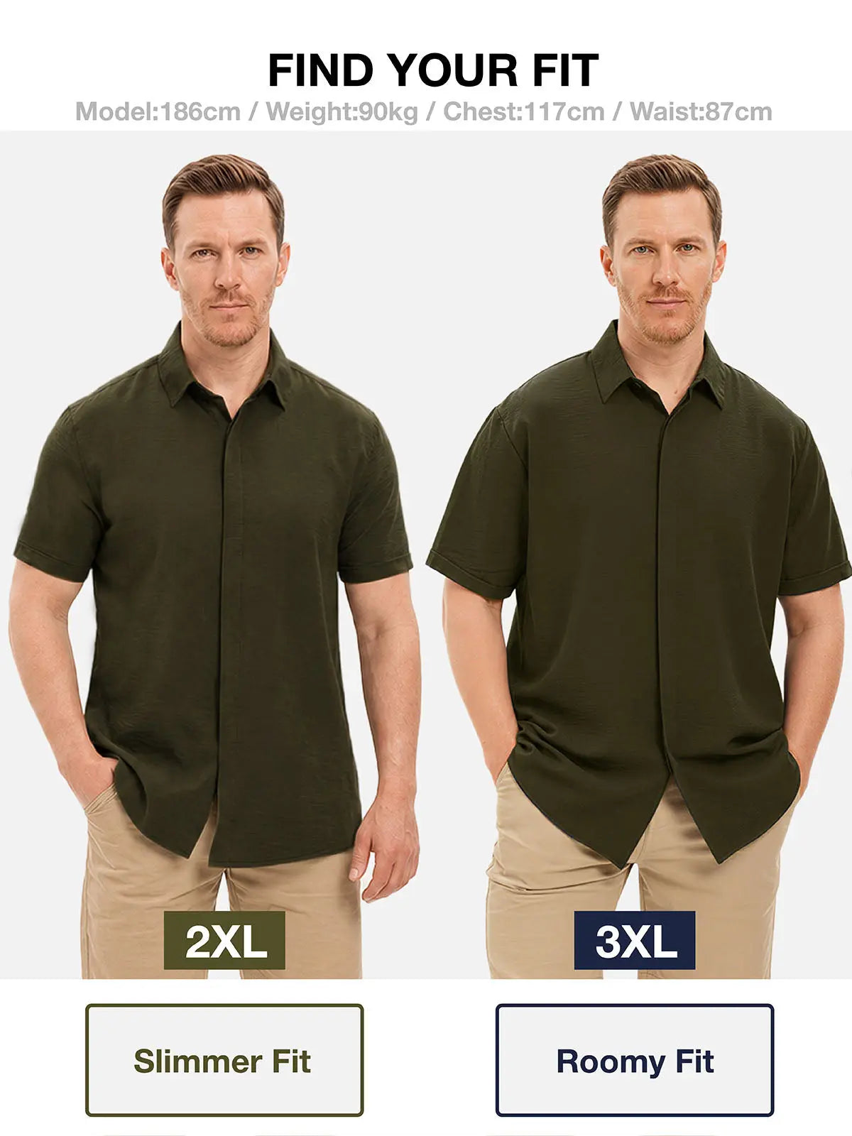 Men's FlexComfort™ Classic Short Sleeve Shirt ElevenOasis