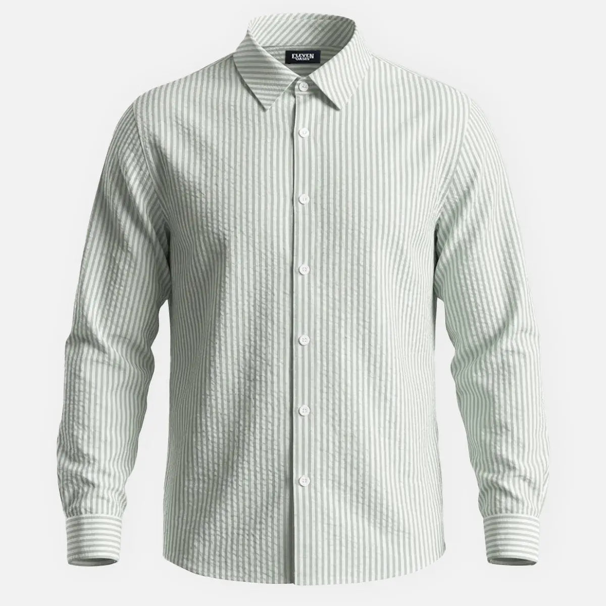 Men's Classic Stripe Long Sleeve Shirt Eleven Oasis