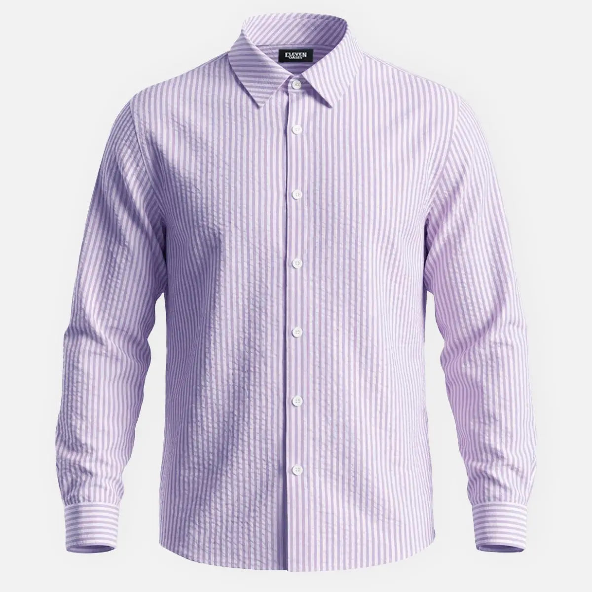 Men's Classic Stripe Long Sleeve Shirt Eleven Oasis