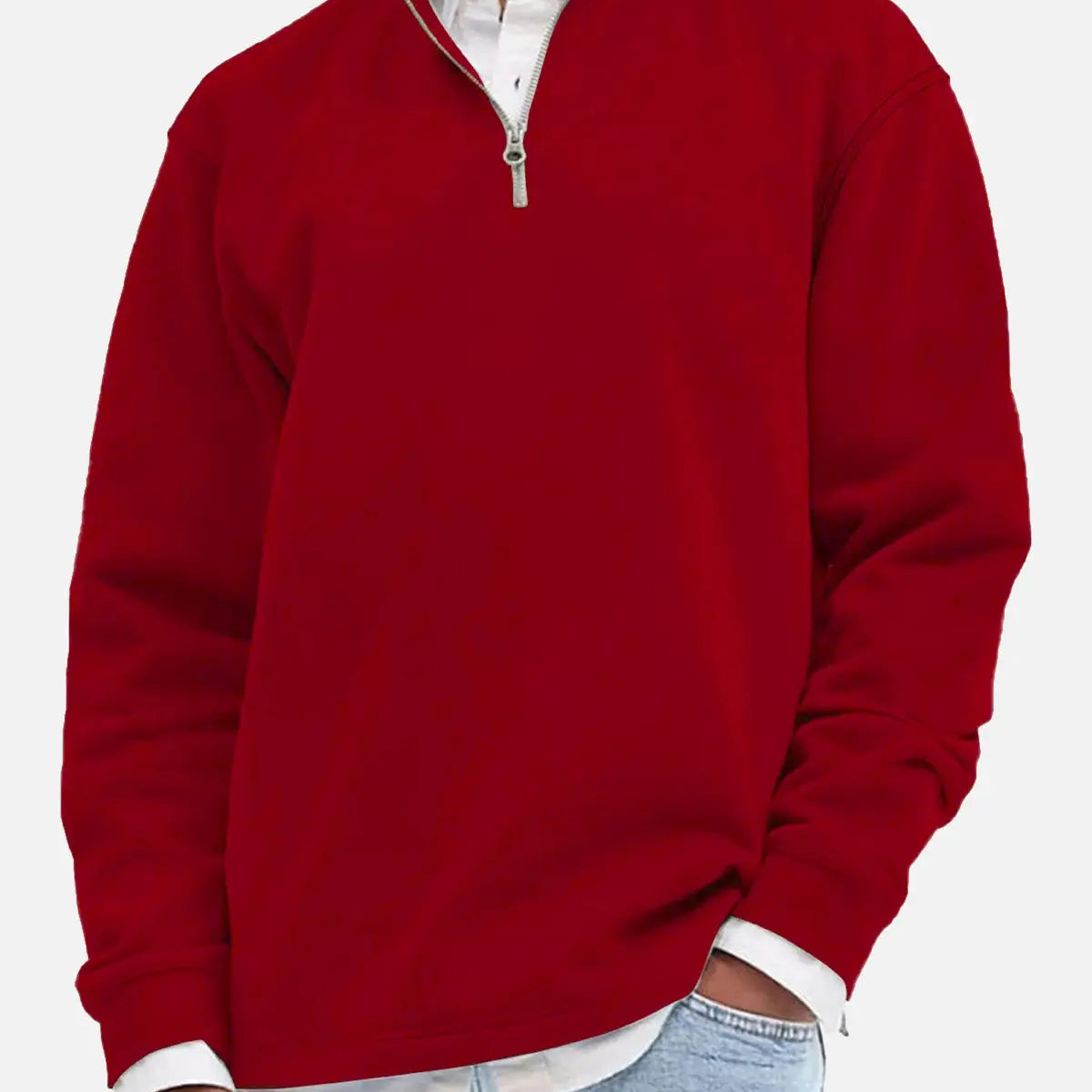 Men's Quarter-Zip Sweatshirt ElevenOasis