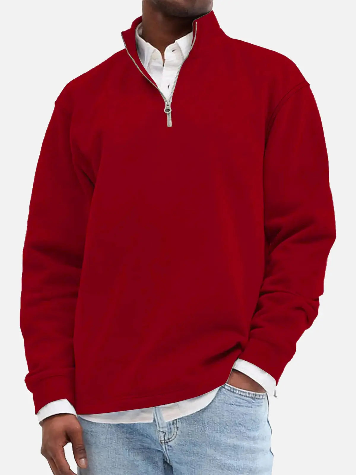 Men's Quarter-Zip Sweatshirt ElevenOasis