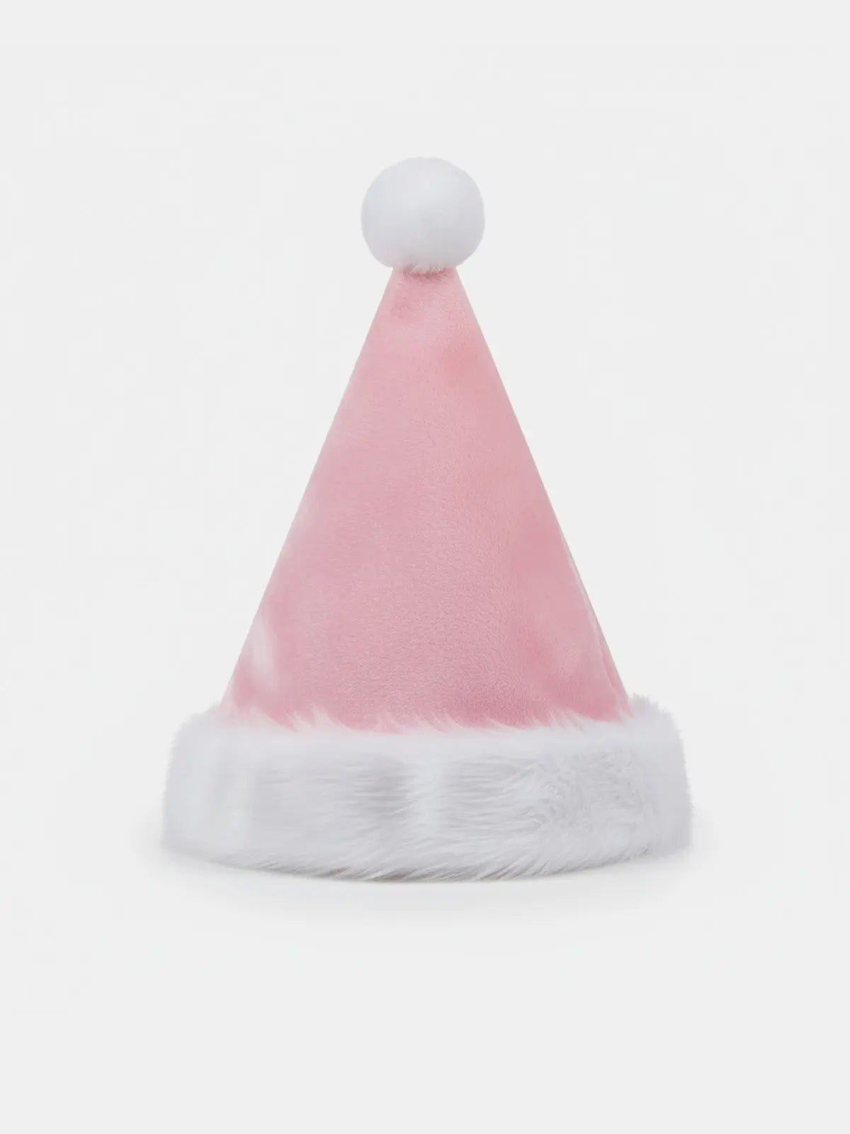 Playful Santa Faux-Fur Holiday Hat ElevenOasis