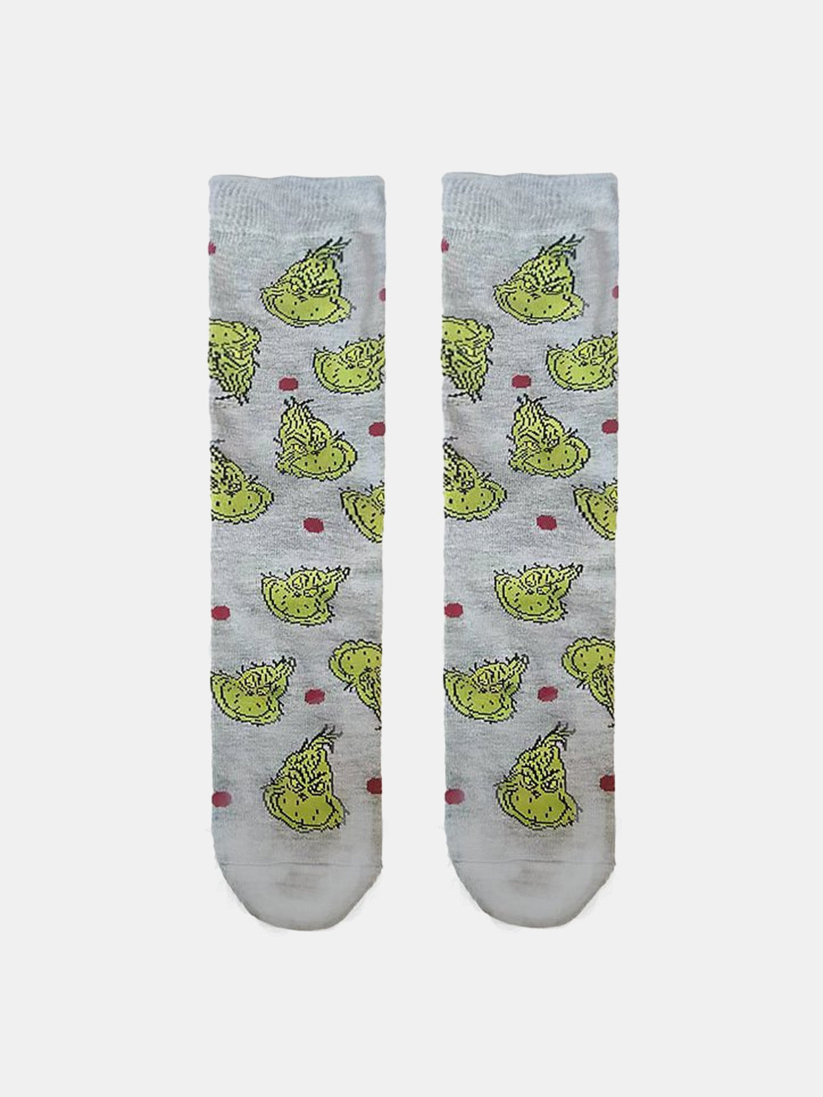 Grinch Faces Novelty Christmas Socks ElevenOasis