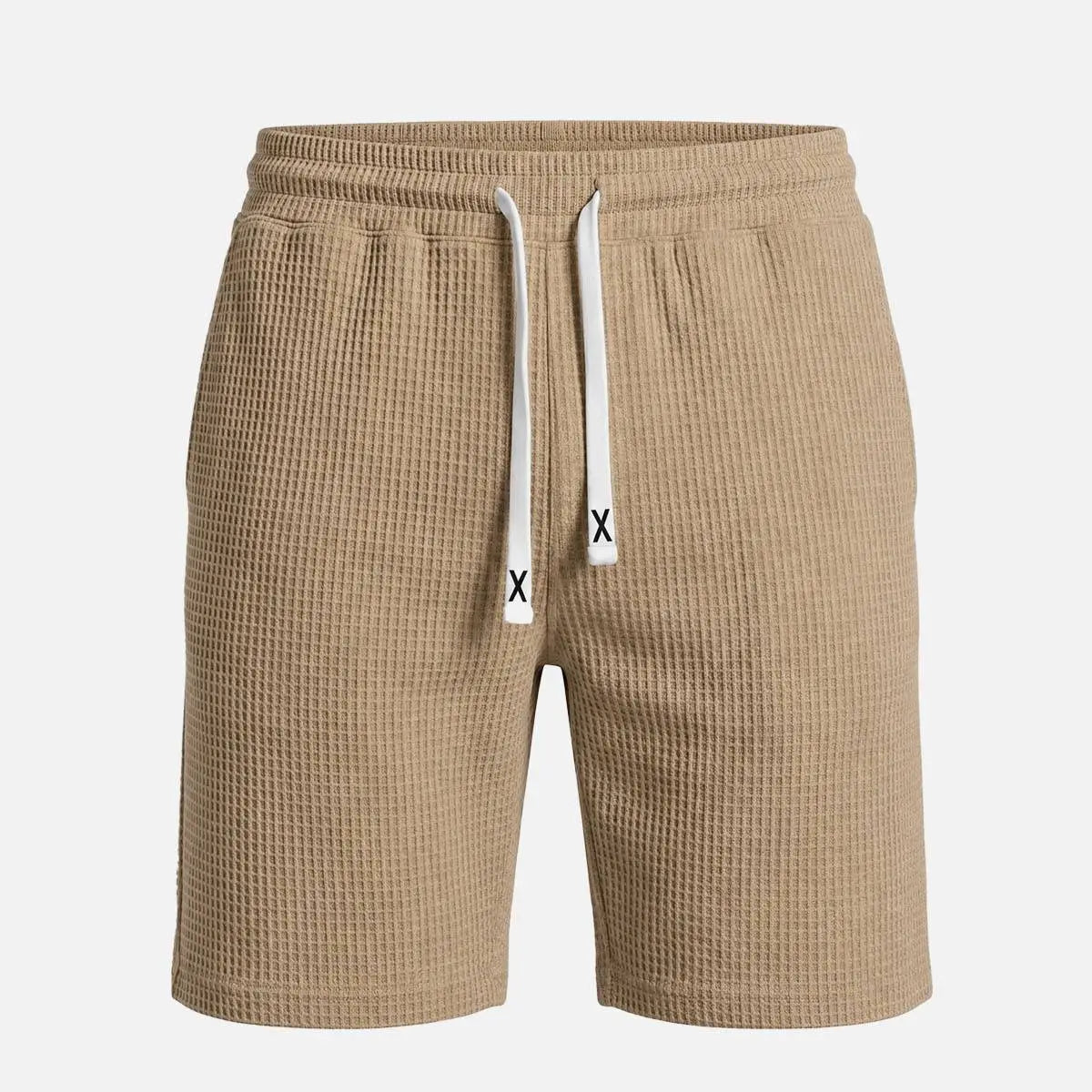 Men's Waffle Knit Drawstring Shorts Eleven Oasis