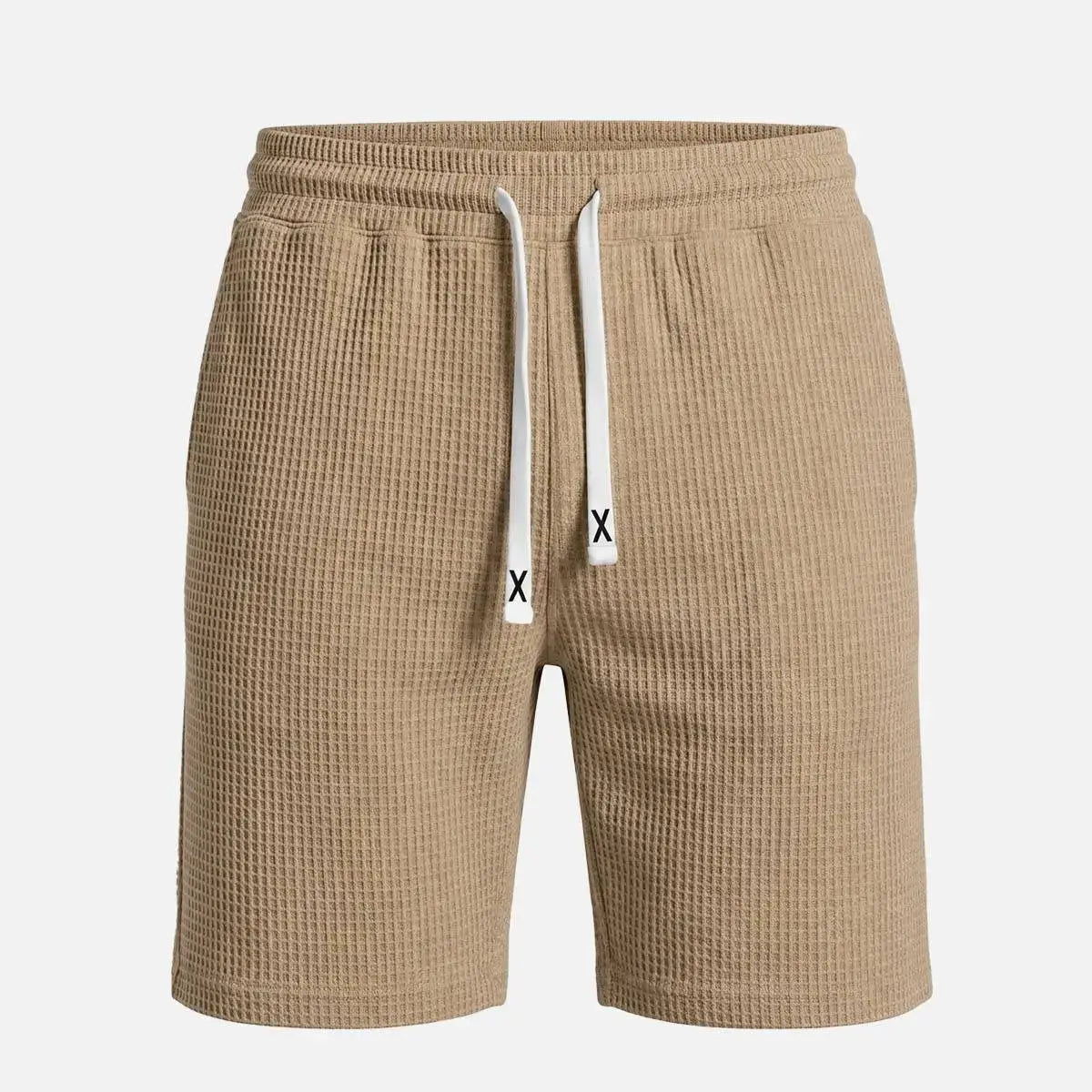 Men's Waffle Knit Drawstring Shorts Eleven Oasis