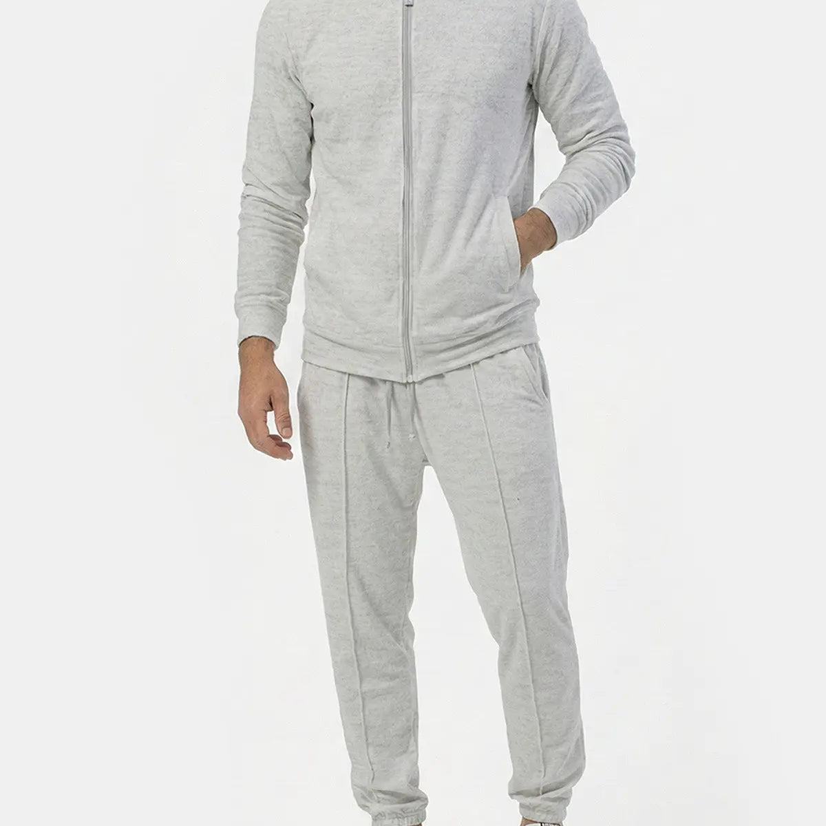 Men's Casual Zip-Up Tracksuit Set Eleven Oasis